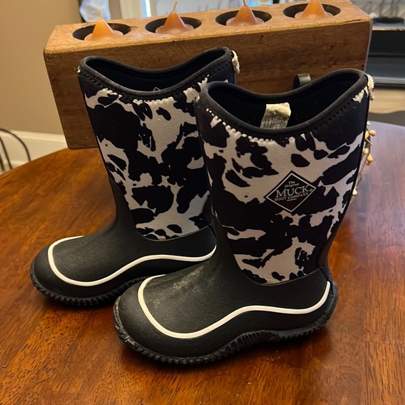 Muck Boots Cow Pattern For Toddler Boys 